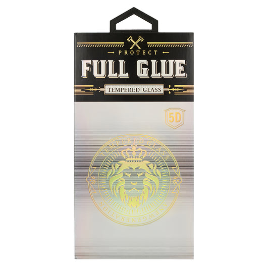 Pellicola protettiva schermo OEM Hard per Samsung Galaxy A20e A202, Vetro Temperato, Full Glue, 5D, Nero
