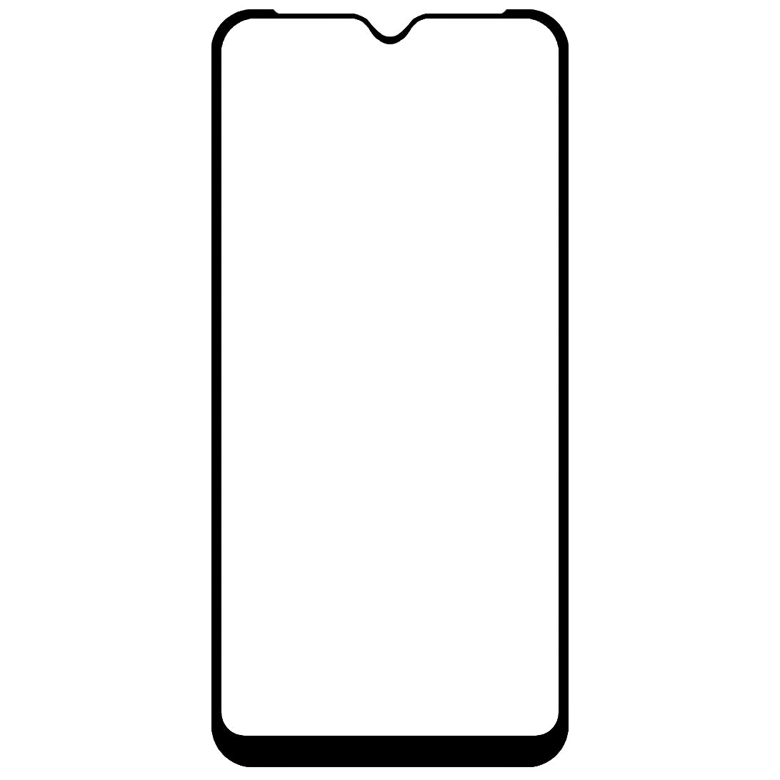 Pellicola protettiva OEM per Samsung Galaxy A10 A105, schermo di vetro, colla completa, nero