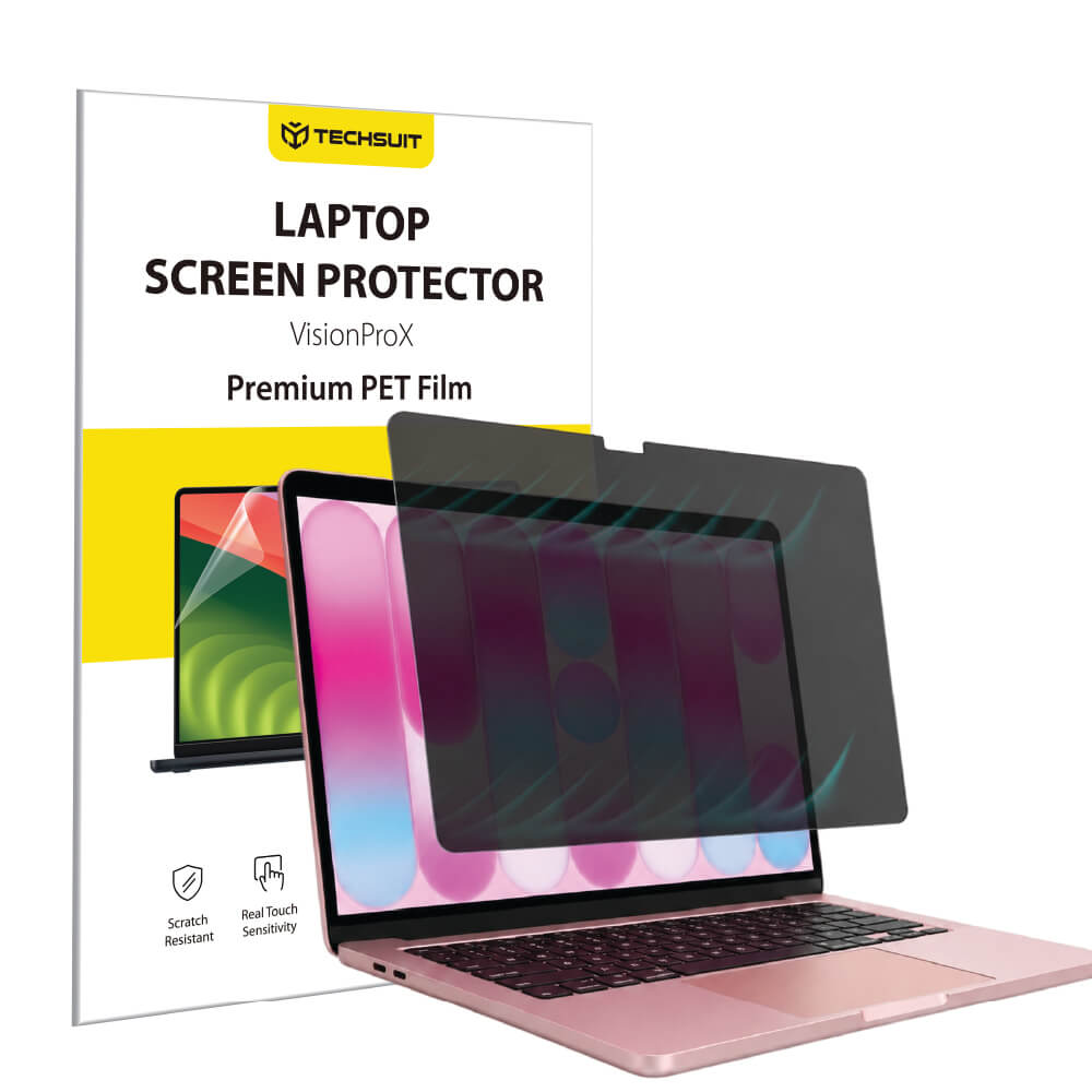 Pellicola Protettiva Schermo Privacy Techsuit VisionProX Magnetica per Apple MacBook Neo 13 pollici, Plastica