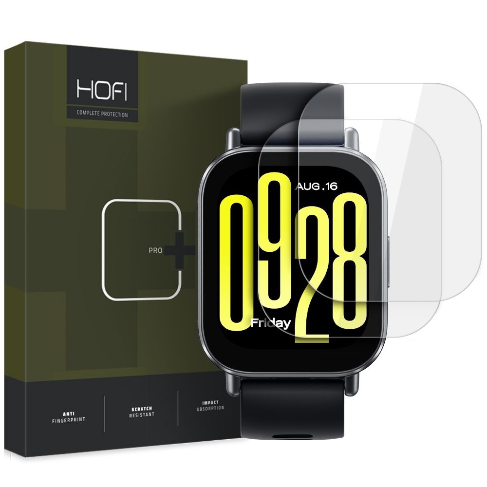 Pellicola Protettiva HOFI Glass PRO+ per Xiaomi Redmi Watch 5 Active, Set 2 pezzi, Vetro Temperato