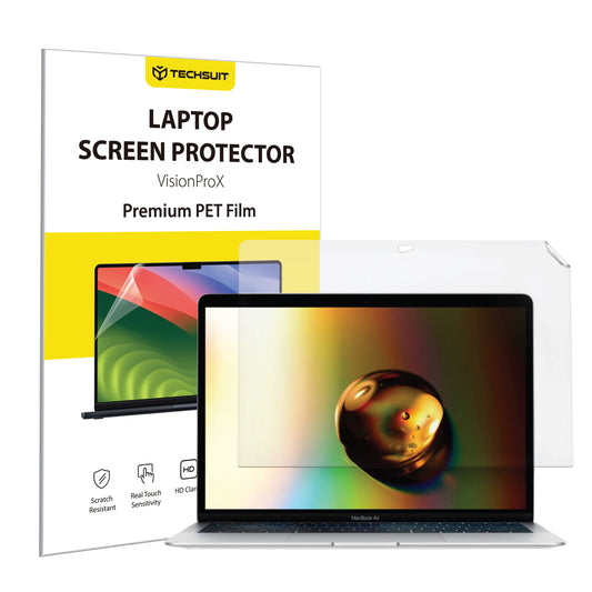 Pellicola Protettiva Schermo Opaca Anti Luce Blu Techsuit VisionProX per Apple MacBook Air 13 pollici (2020) / (2018) / (2017), Plastica