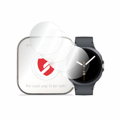 Pellicola Protettiva Smart Protection Premium Classic per Samsung Galaxy Watch8 44mm, Set da 4 pezzi, Plastica