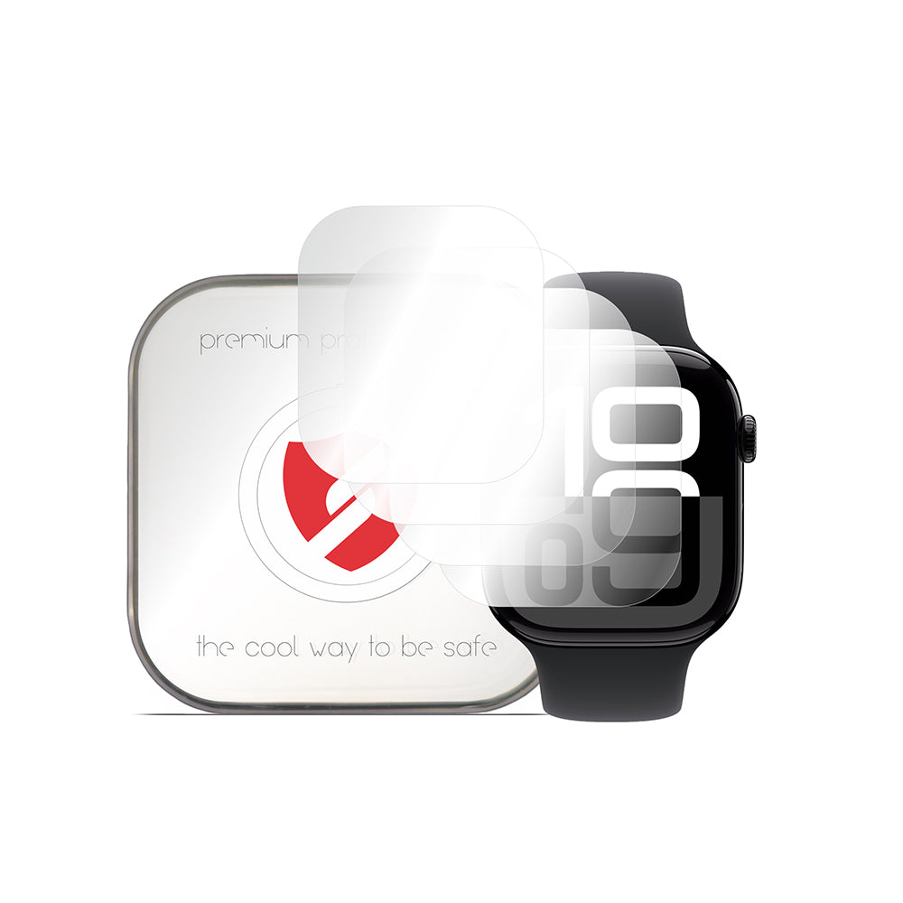 Pellicola Protettiva Smart Protection Premium Classic per Apple Watch 10 46mm Series, Set 4 pezzi, Plastica