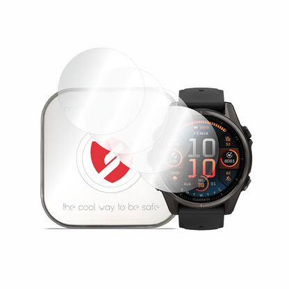 Pellicola Protettiva Smart Protection Premium Classic per Garmin Fenix 8 47mm, Set da 4 pezzi, Plastica