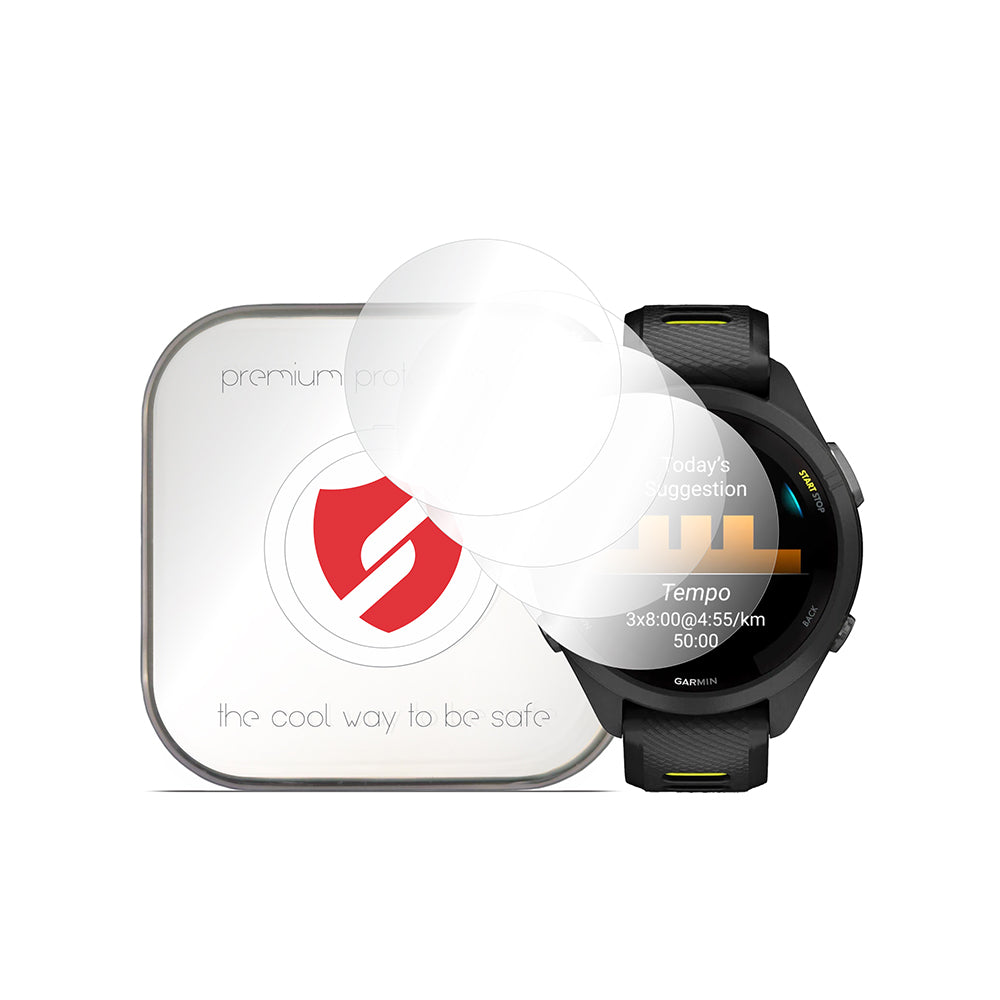 Pellicola Protettiva Smart Protection Premium Classic per Garmin Forerunner 265S, Set da 4 pezzi, Plastica