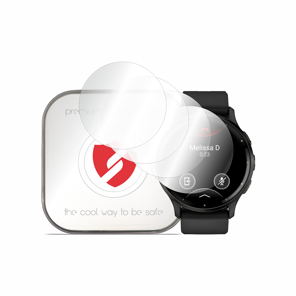 Pellicola Protettiva Smart Protection Premium Classic per Garmin Venu 3, Set 4 pezzi, Plastica