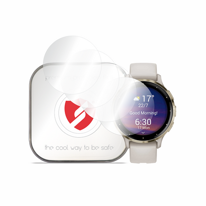 Pellicola Protettiva Smart Protection Premium Classic per Garmin Venu 3S, Set da 4 pezzi, Plastica