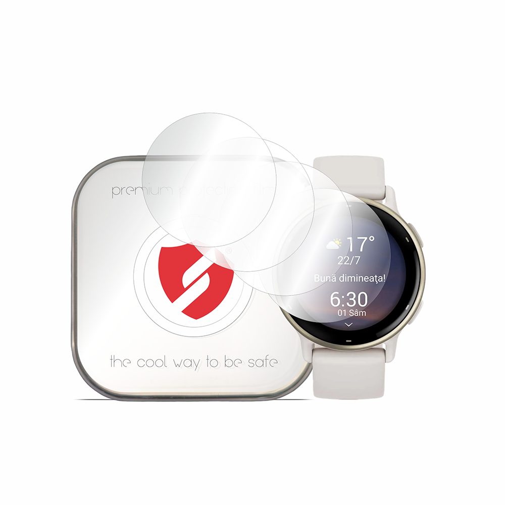 Pellicola Protettiva Smart Protection Premium Classic per Garmin Vivoactive 5, Set da 4 pezzi, Plastica