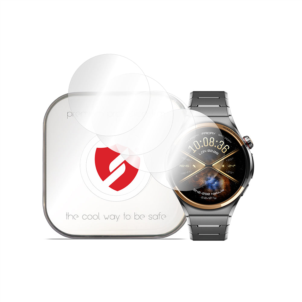 Pellicola protettiva Smart Protection Premium Classic per Huawei Watch 6 Pro 46 mm, plastica, set da 4 pezzi