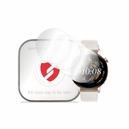 Pellicola Protettiva Smart Protection Premium Classic per Huawei Watch GT 3 42mm, Set da 4 pezzi, Plastica