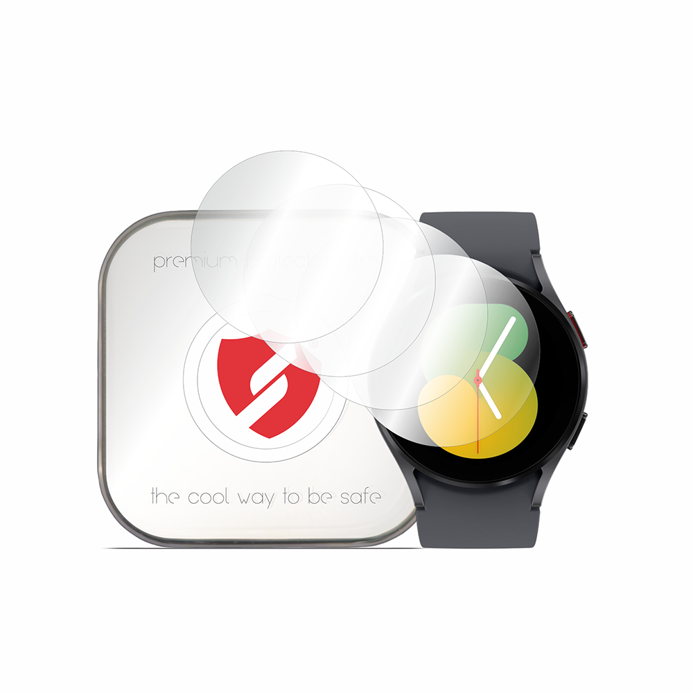 Pellicola Protettiva Smart Protection Premium Classic per Samsung Galaxy Watch5 40mm, Set da 4 pezzi, Plastica