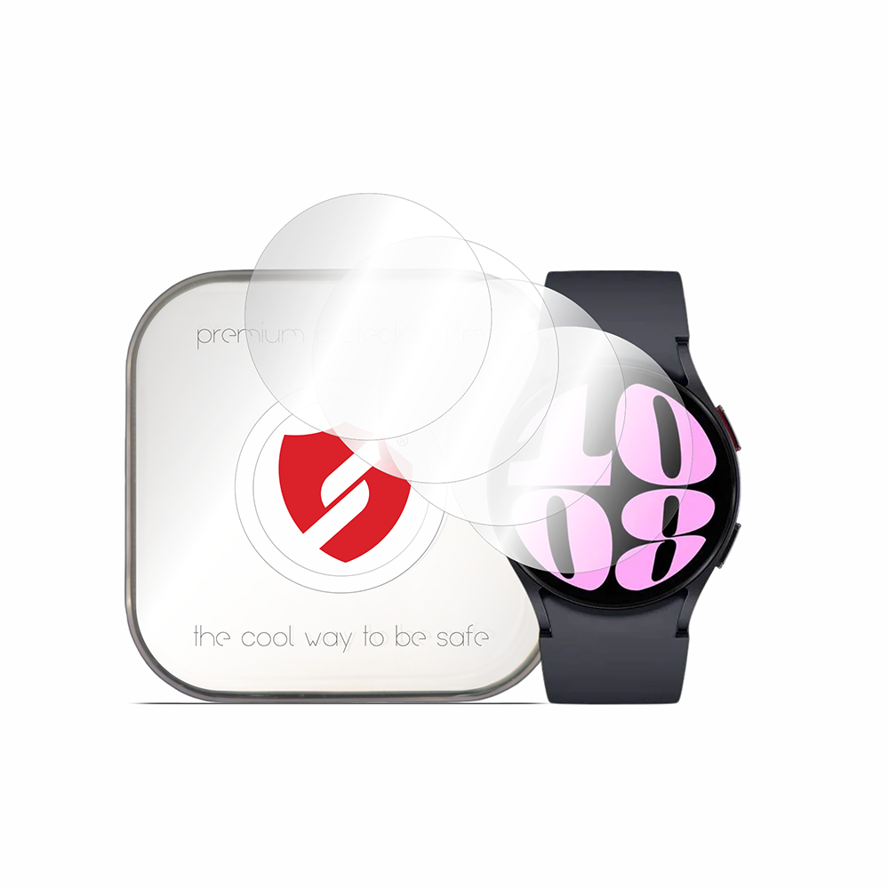Pellicola Protettiva Smart Protection Premium Classic per Samsung Galaxy Watch6 44mm, Set da 4 pezzi, Plastica