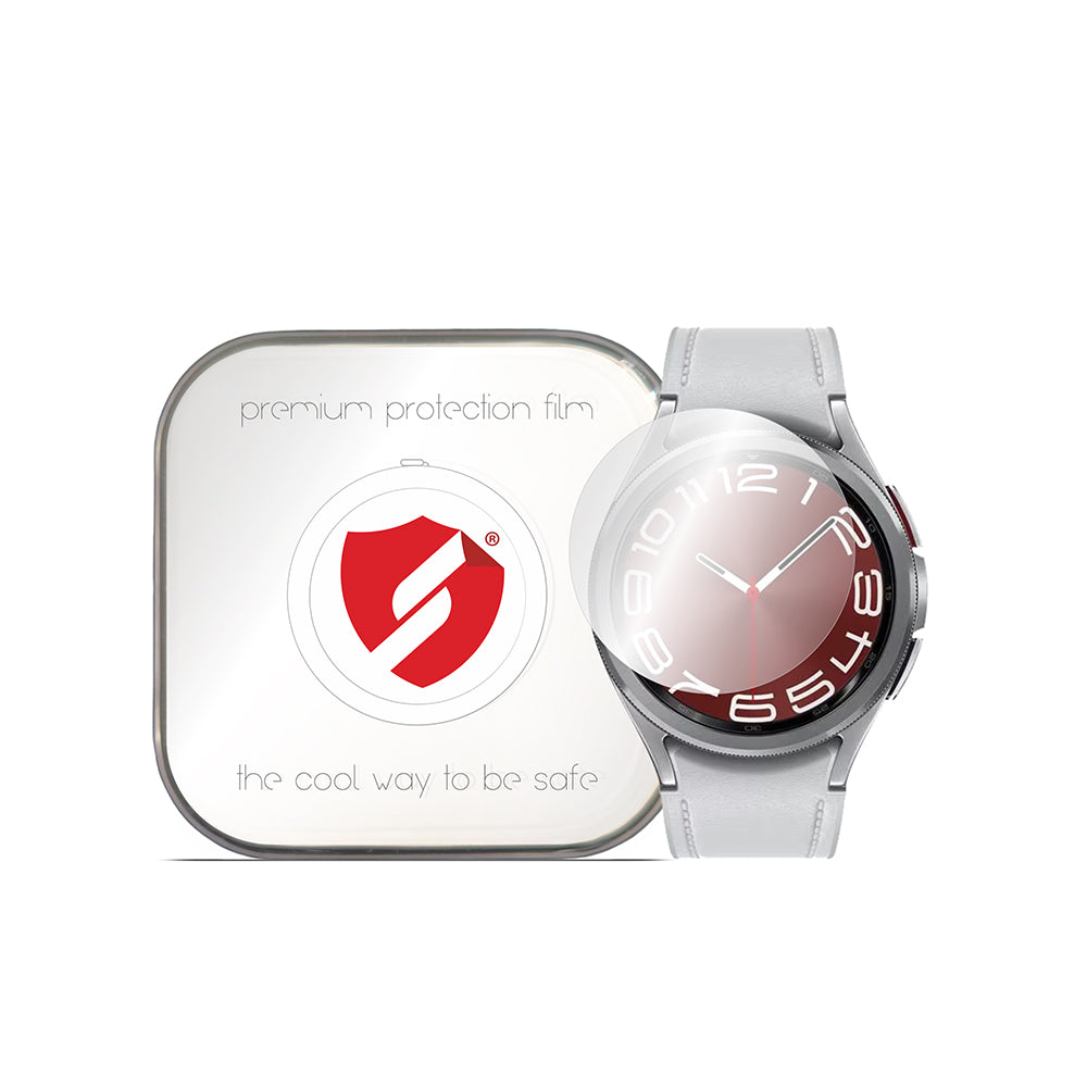 Pellicola Protettiva Smart Protection Premium Classic per Samsung Galaxy Watch6 Classic 43mm, Set da 4 pezzi, Plastica