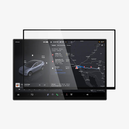 Pellicola Protettiva Spigen GlastR EZ FIT per Navigazione Tesla Y 2026 Premium / Performance, Vetro Temperato AGL10820