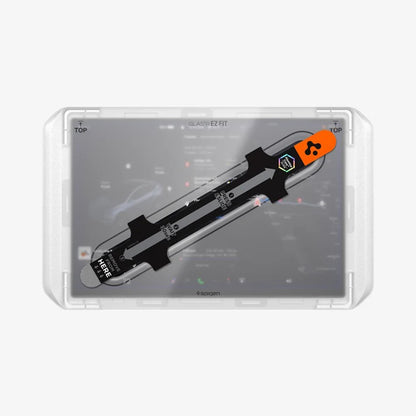 Pellicola Protettiva Spigen GlastR EZ FIT per Navigazione Tesla Y 2026 Premium / Performance, Vetro Temperato AGL10820