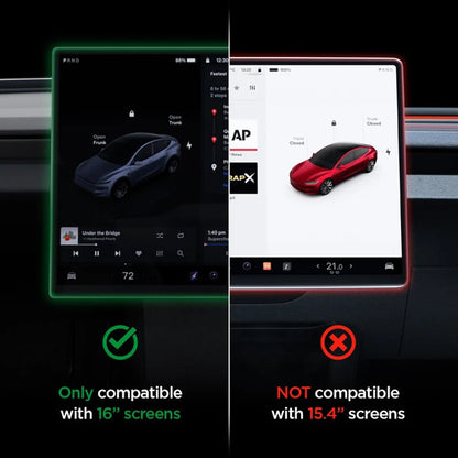 Pellicola Protettiva Spigen GlastR EZ FIT per Navigazione Tesla Y 2026 Premium / Performance, Vetro Temperato AGL10820