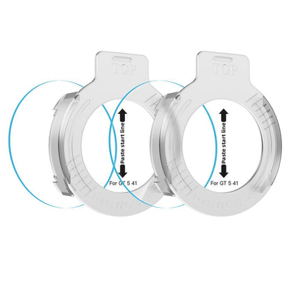 Pellicola Protettiva Tech-Protect Easy Set+ per Huawei Watch GT 5 41mm, Set 2 pezzi, Vetro Temperato