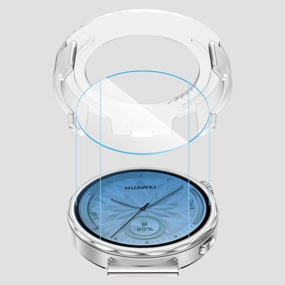 Pellicola Protettiva Tech-Protect Easy Set+ per Huawei Watch GT 5 41mm, Set 2 pezzi, Vetro Temperato