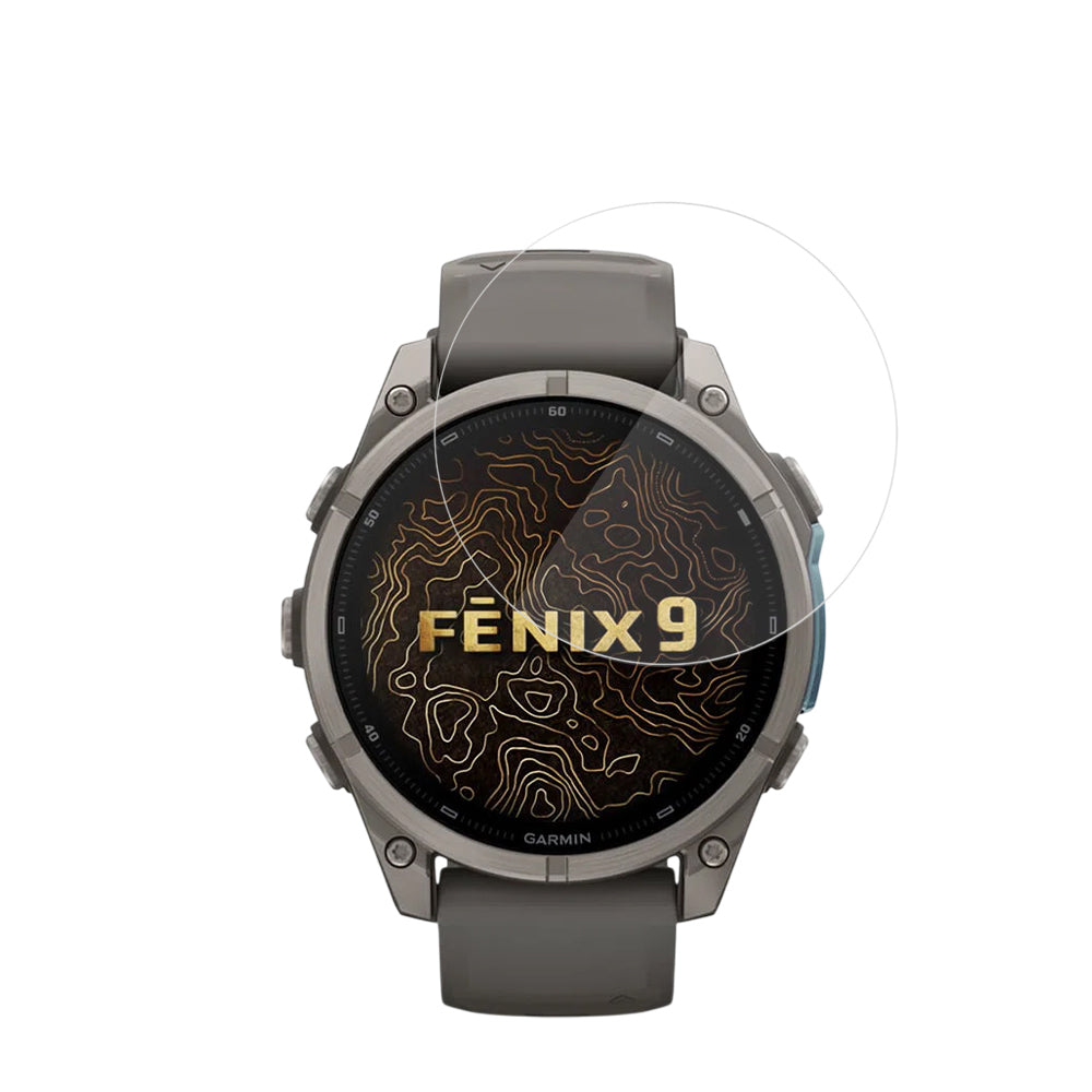 Pellicola Protettiva Techsuit Nano Flex per Garmin Fenix 9 Pro 43mm / Fenix 9 43mm, Set 2 pezzi, Plastica, Nera