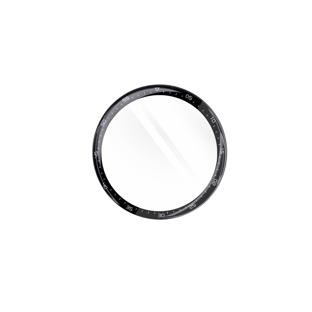 Techsuit Nano Flex Protection Film for Huawei Watch GT 3 46mm, Set of 2 Pieces, Plastic, Black