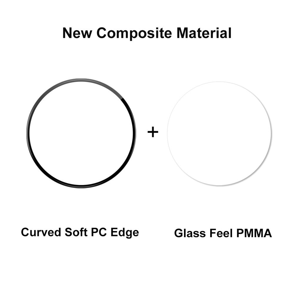 Pellicola Protettiva Techsuit Nano Flex per Huawei Watch GT 6 Pro, Set 2 pezzi, Plastica, Nera