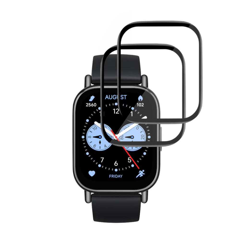 Pellicola Protettiva Techsuit Nano Flex per Xiaomi Redmi Watch 5 Lite, Set 2 pezzi, Plastica, Nera