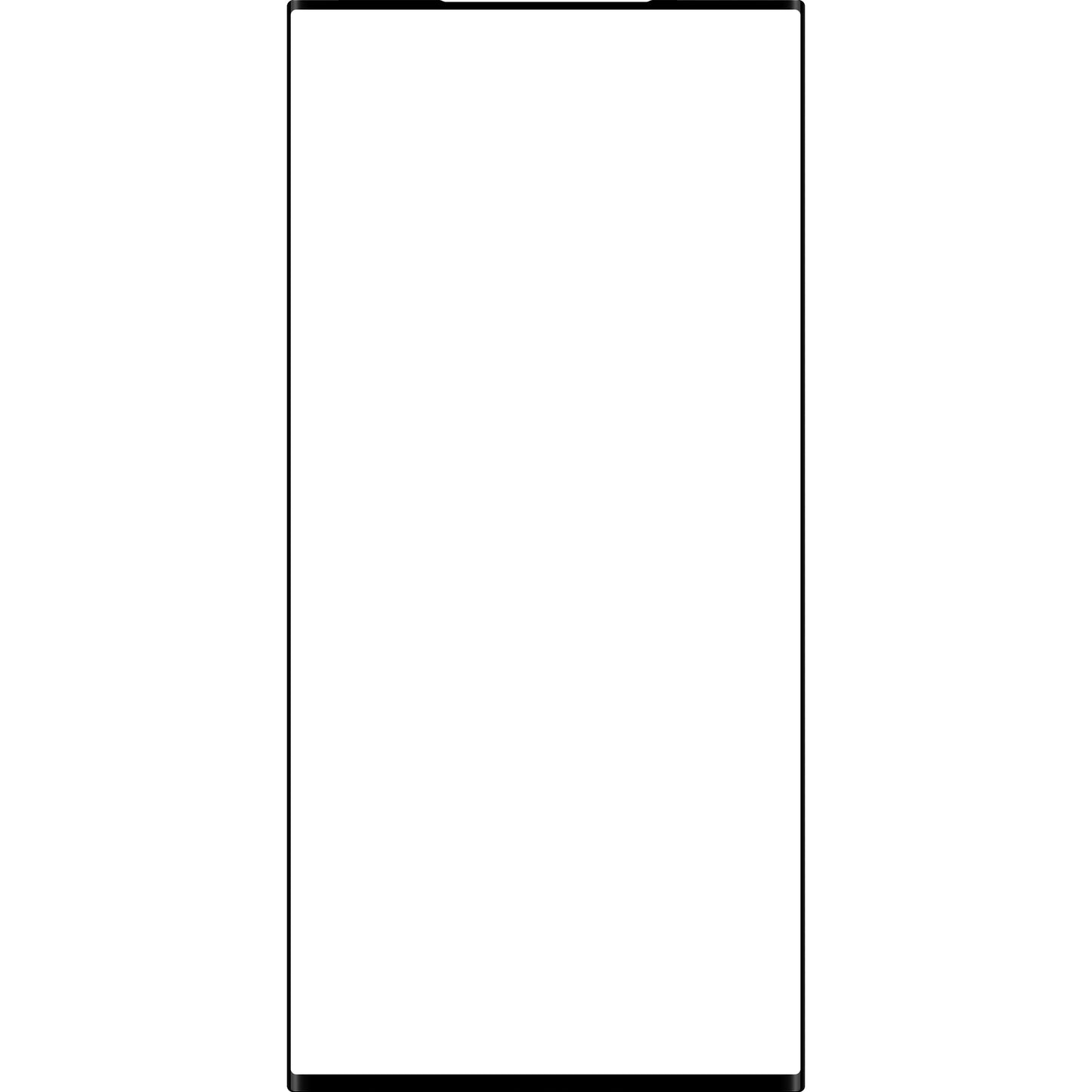 Vetro Schermo + Colla Edge / OCA Forward Guard per Samsung Galaxy S22 Ultra 5G S908, Nero