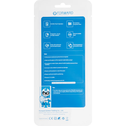 Vetro Schermo + Colla Edge / OCA Forward Guard per Samsung Galaxy S22 Ultra 5G S908, Nero