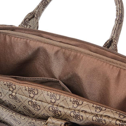Borsa Guess 4G Metal Logo per Laptop 15inch - 16inch, Marrone