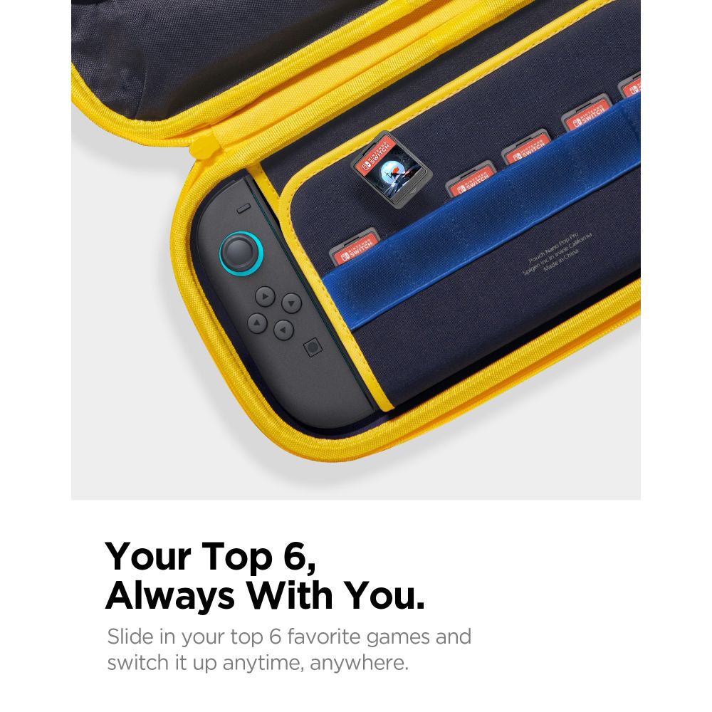 Borsa Protettiva Spigen Nano Pop Pro per Console Nintendo Switch 2, Blu Navy AGP09565