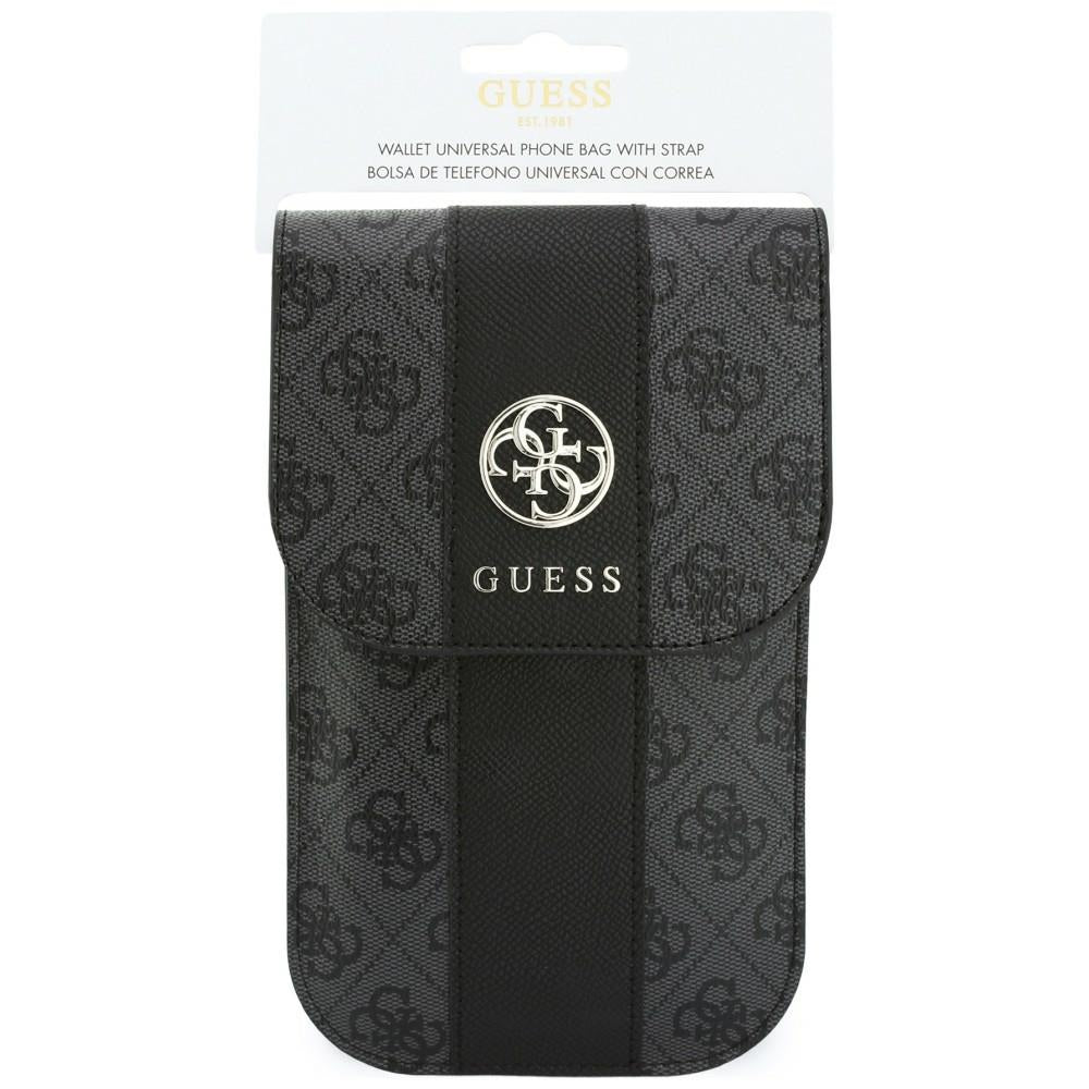Borsa Universale per Telefono, Guess, 4G Classic Logo Stripe, Nera
