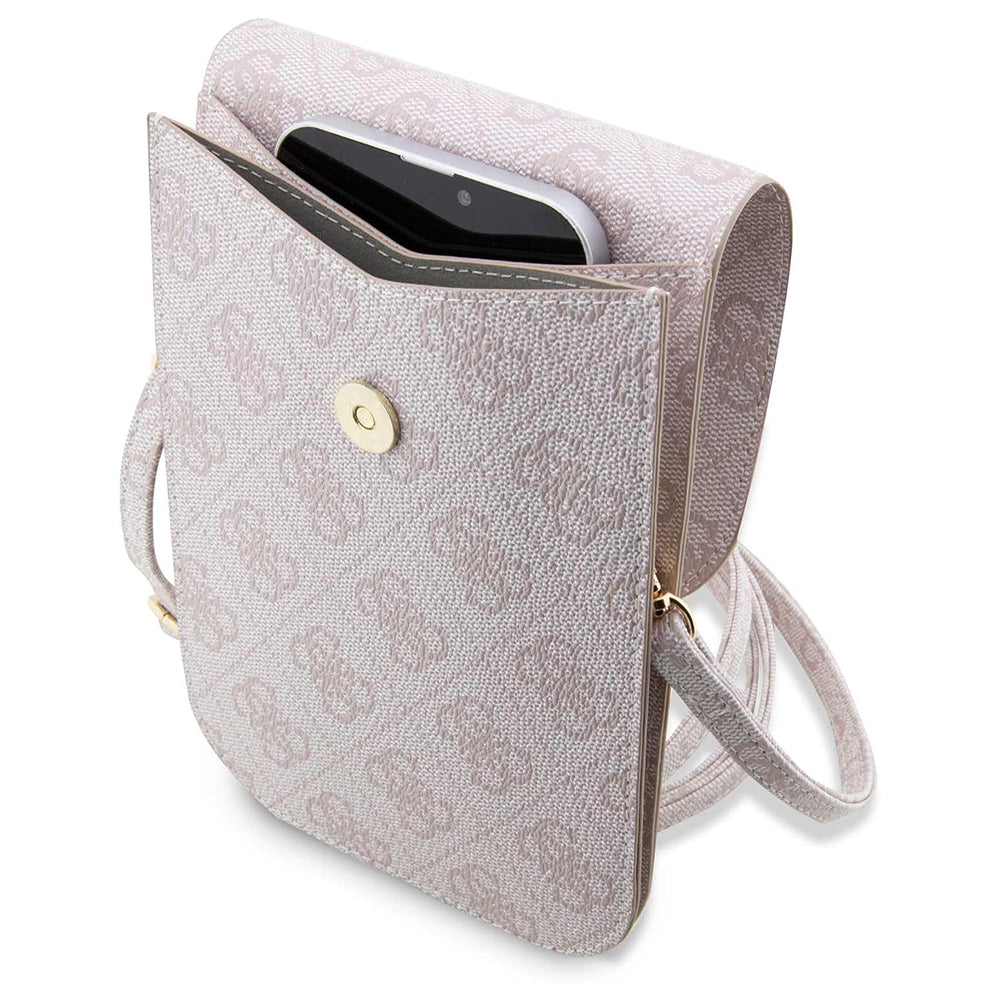 Borsa Universale per Telefono, Guess, 4G Stripes, Rosa