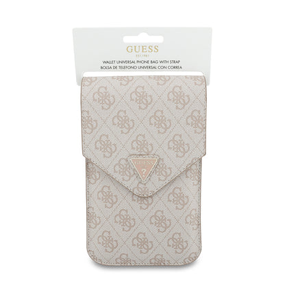 Borsa Universale per Telefono, Guess, Fliptok Triangle 4G, Rosa
