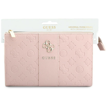Borsa Universale per Telefono, Guess, Peony 4G Classic Logo, Rosa