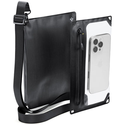 Borsa e Custodia Waterproof Universale Spigen Crossbag, Nera AMP09746
