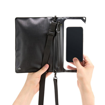 Borsa e Custodia Waterproof Universale Spigen Crossbag, Nera AMP09746