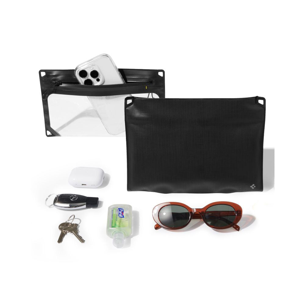 Borsa e Custodia Waterproof Universale Spigen Crossbag, Nera AMP09746