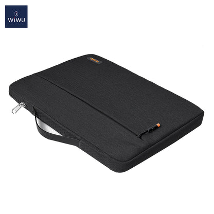 WiWu Pilot Sleeve Borsa per laptop da 14 pollici, nero 