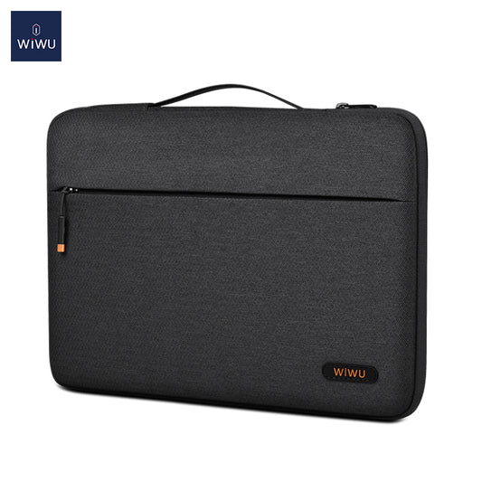 WiWu Pilot Sleeve Borsa per laptop da 15,4 pollici, nero 