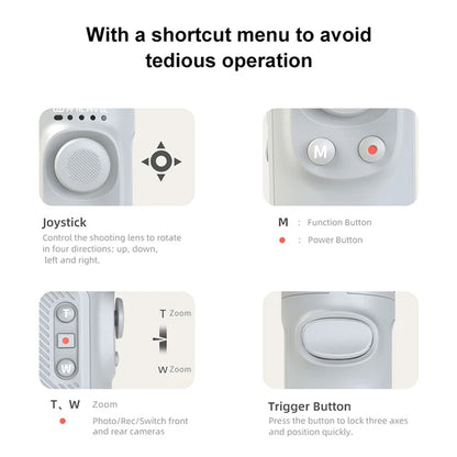 Gimbal Stabilizzatore Techsuit SK062, Grigio