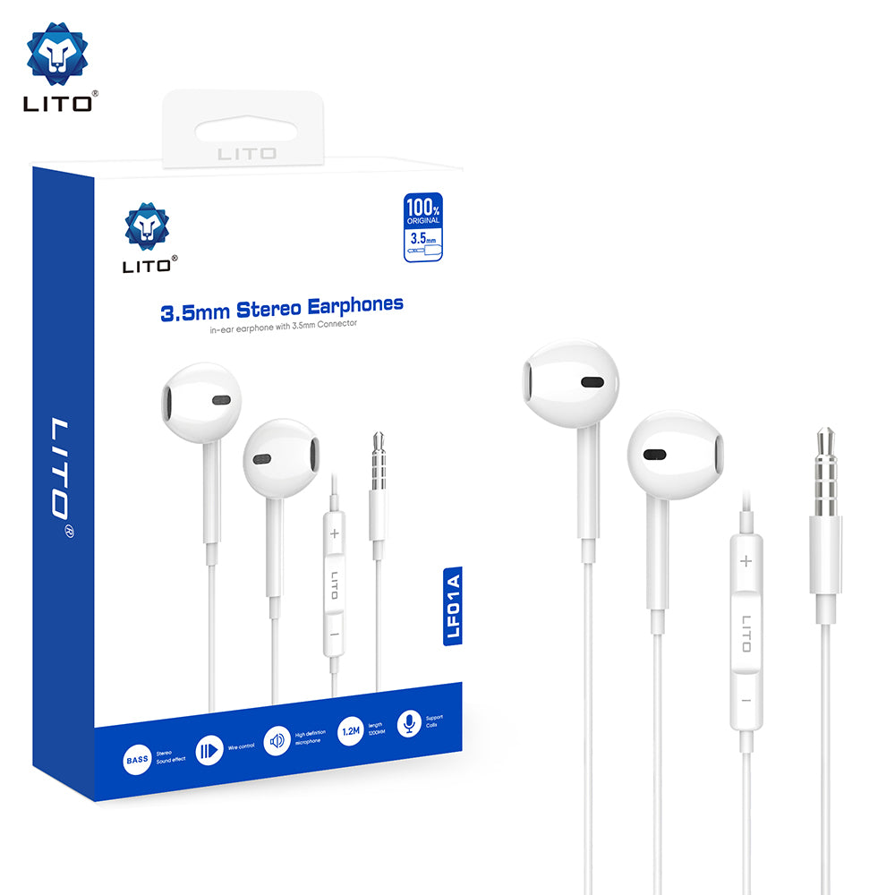 Handsfree 3.5m Lito LF01A, Bianco