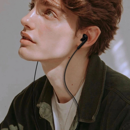 Handsfree 3.5mm Dudao X3+, Nero