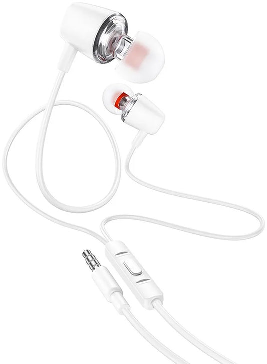 Handsfree 3.5mm HOCO M107, White