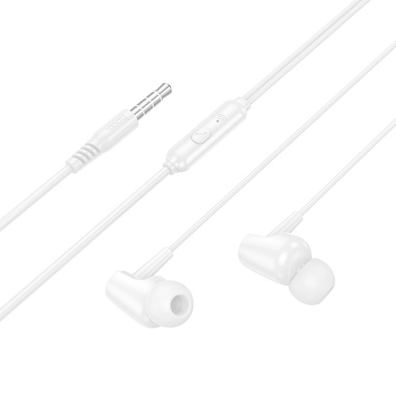 Handsfree 3.5mm HOCO M112, Bianco