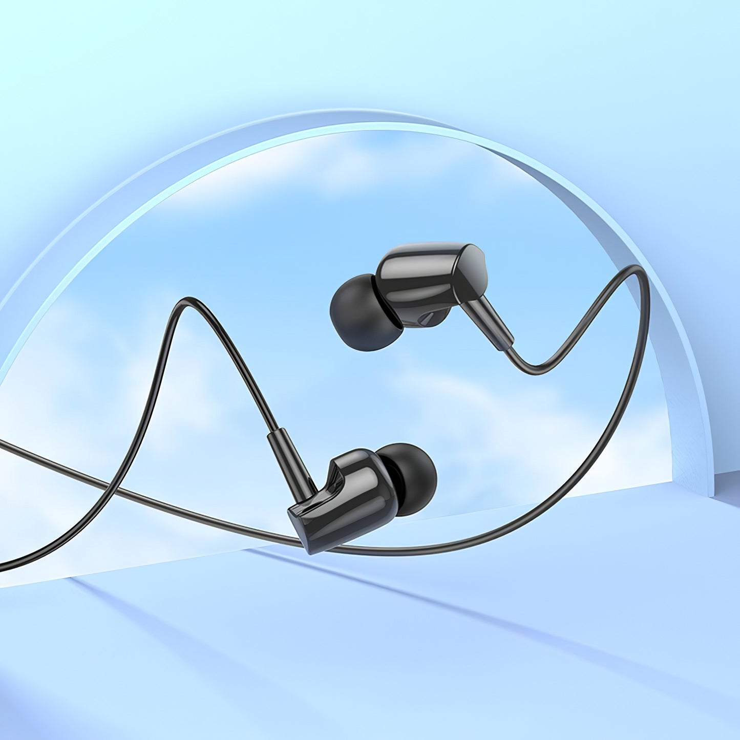 Auricolare 3.5mm HOCO M112, Nero