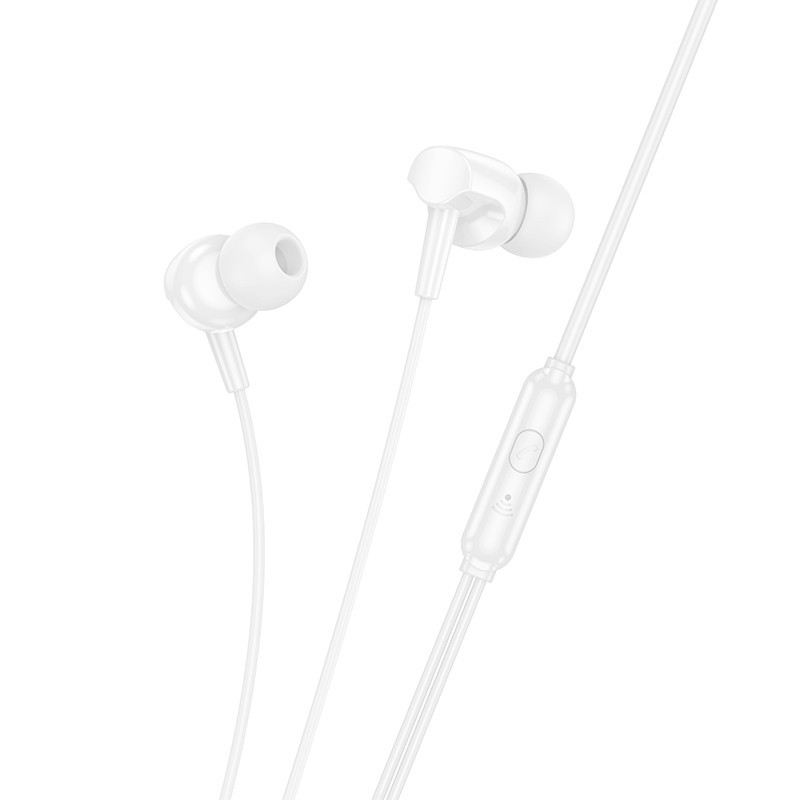 Handsfree 3.5mm HOCO M112, Bianco