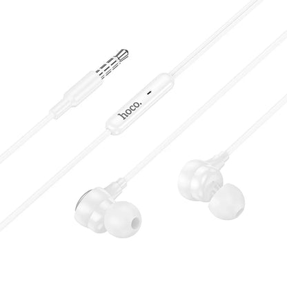 Handsfree 3.5mm HOCO M116, Bianco