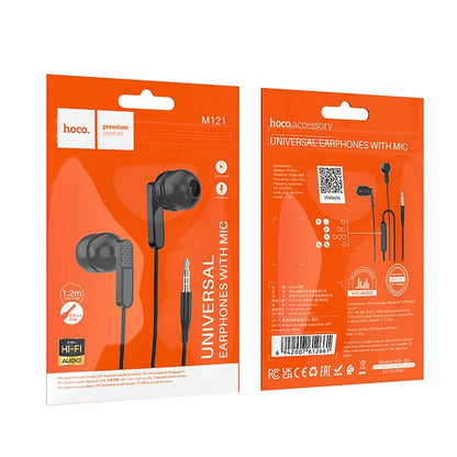 Handsfree 3.5mm HOCO M121, Nero