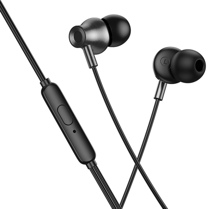 Handsfree 3.5mm / USB-C HOCO M119A, Black