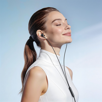 Handsfree 3.5mm / USB-C HOCO M119A, Black